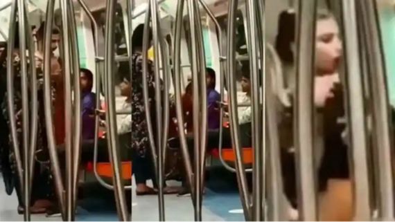 Viral Video: चलती मेट्रो में बिगड़ा किन्नर का मिजाज, पहले सुनाई गालियां फिर उतार दिए कपड़े