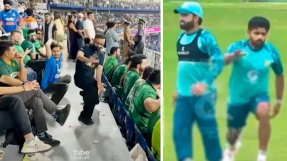 Viral Video: स्टेडियम में इंडियन फैंस ने ऐसे उड़ाया बाबर-रिजवान का मजाक, देखते रह गए पाकिस्तानी