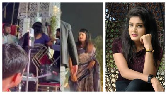 कौन हैं निशा उपाध्याय? जिनके लाइव शो में  एंकर ने खोल दिए रेट, सैंडल निकाल कर तन गई हसीना 