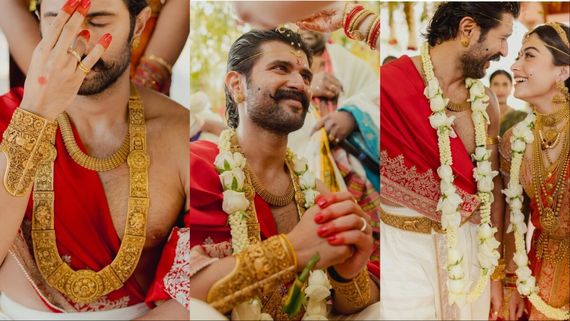 धोती, टेंपल जूलरी और सोने का कवच... आलता लगाए Vijay Deverakonda ने सेट किया नया फैशन गोल, रॉयल लुक वायरल