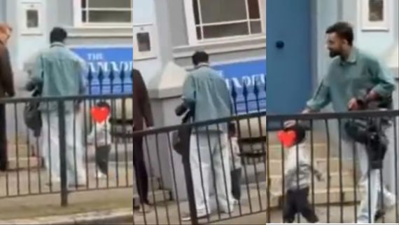 लंदन की सड़कों पर बेटे अकाय का हाथ थामे दिखे विराट कोहली, मस्ती में झूमता दिखा अनुष्का का लाडला
