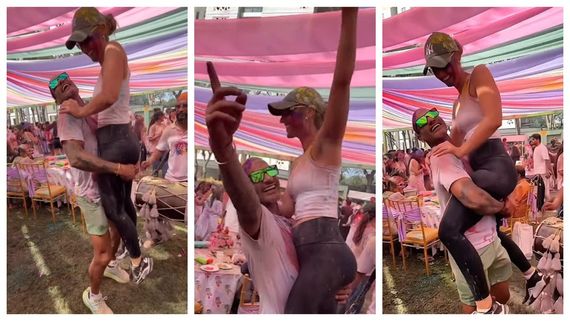 शादी के बाद पहली होली पर पत्नी को रंग लगाकर कोजी हो गए शिखर धवन, आउट ऑफ कंट्रोल हुए गब्बर सिंह