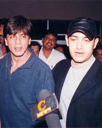 Shah Rukh with Aamir Shah Rukh with Aamir