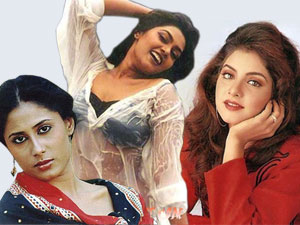 Smita Patil, Silk Smitha and Divya bharti Smita Patil, Silk Smitha and Divya bharti