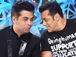 Saman Khan and Karan Johar Saman Khan and Karan Johar