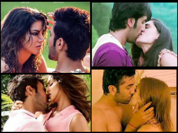 sunny leone ranbir kapoor kiss sunny leone ranbir kapoor kiss