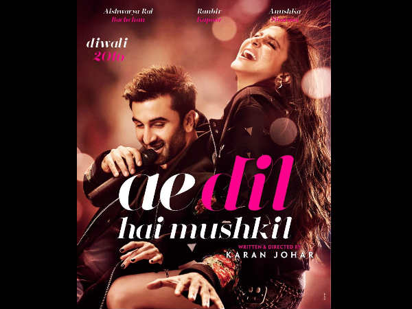 Ae Dil Hai Mushkil official poster
