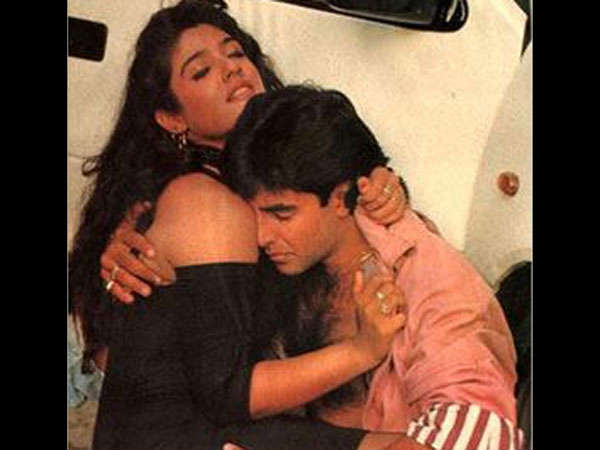Akshay and Raveena Tandon