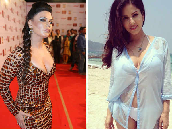 Rakhi Sawant and Sunny Leone war