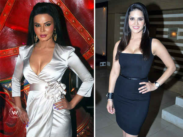 Rakhi Sawant and Sunny Leone war