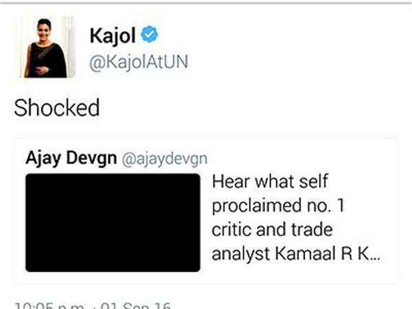 Ajay Devgn exposed Karan Johar KRK