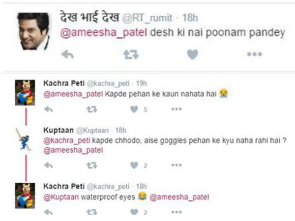 Ameesha Patel weird statements
