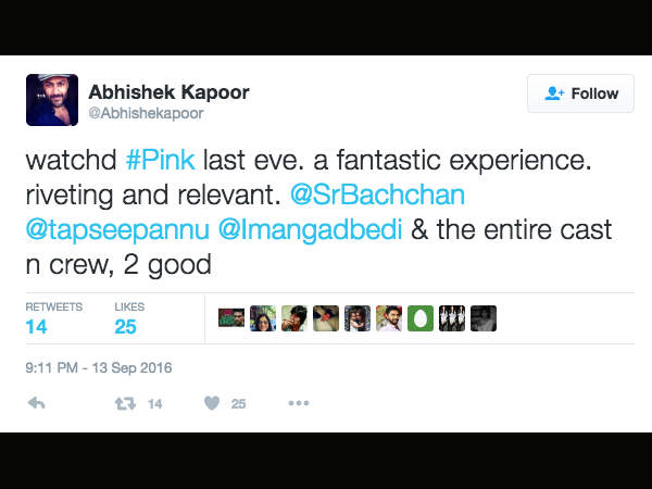 Pink Film review by celebs Pink Film review by celebs