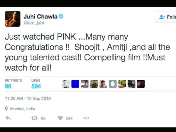 Pink Film review by celebs Pink Film review by celebs