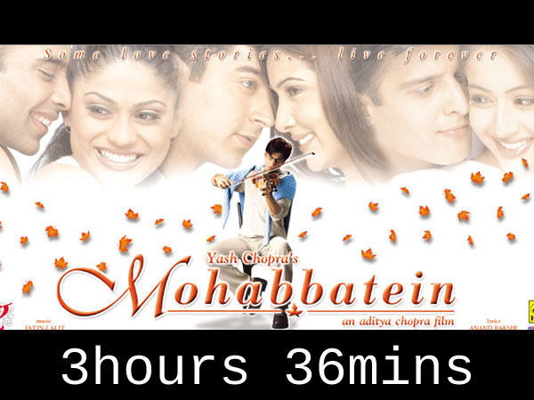 Longest Running Bollywood films