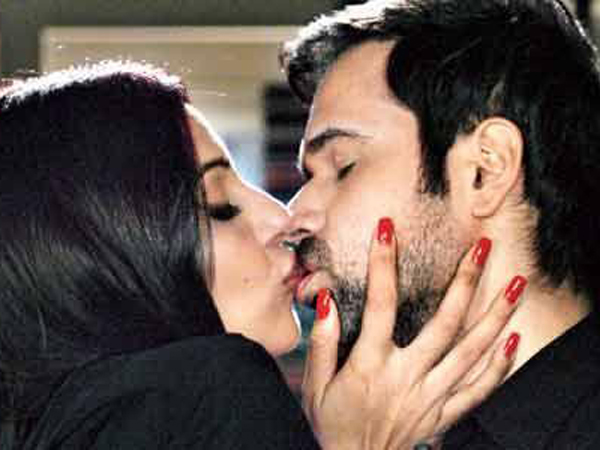 kissing scene