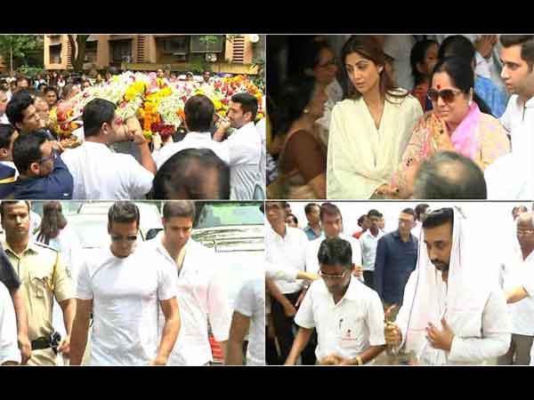 Shilpa Shetty father funeral
