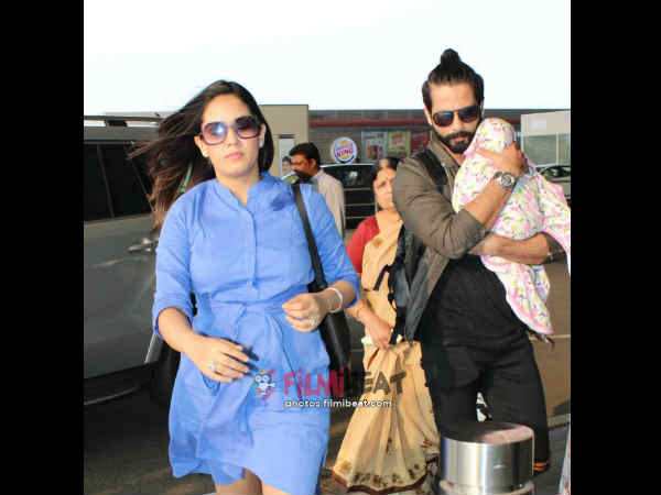 Shahid & Mira Kapoor Are Taking Their Baby Misha For her first holiday trip