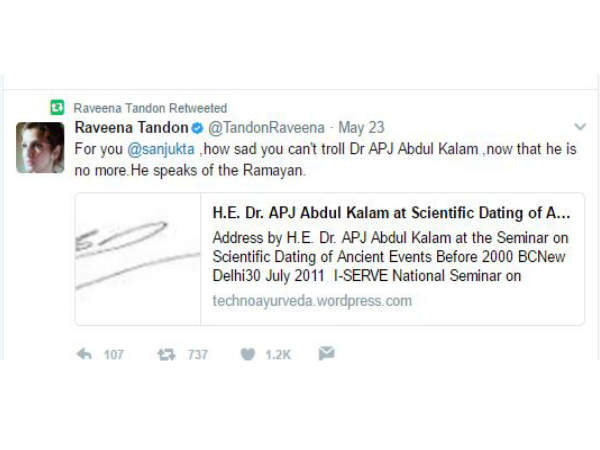 raveena-tandon-trolled-on-twitter-for-writing-on-ramayan