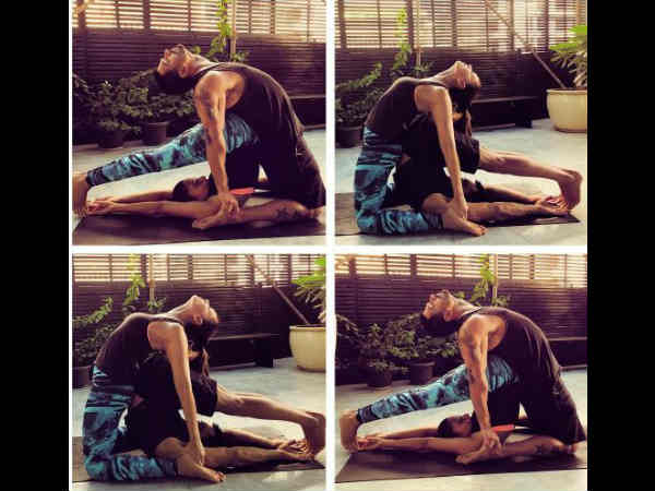 इंटरनेशनल योगा डे पर इन दो सुपरस्टार का 'कपल योगा'..देखते रह जाएंगे आप