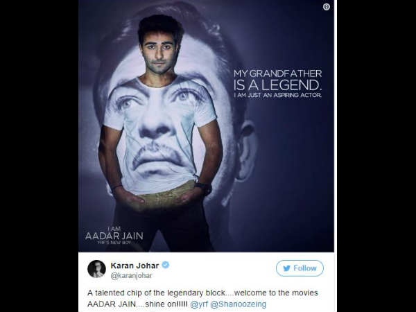 twitter-blasts-karan-johar-over-nepotism-as-he-welcomes-raj-kapoor-s-grandson-aadar-jain