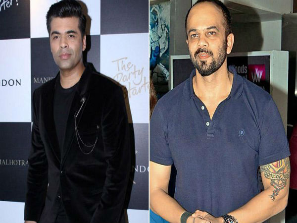 karan johar, rohit shetty