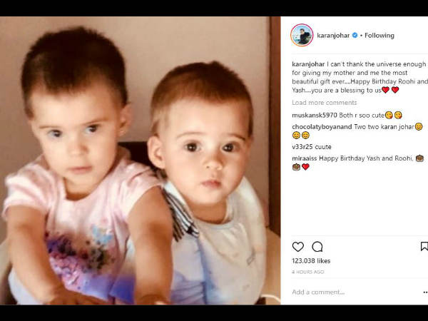 karan-johar-shares-heartfelt-message-for-his-kids-yash-roohi-on-their-first-birthday