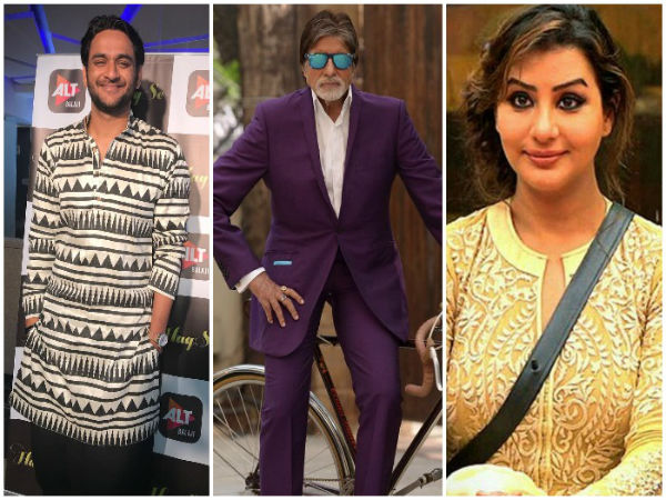 Amitabh Bachchan,Shilpa Shinde,vikas gupta