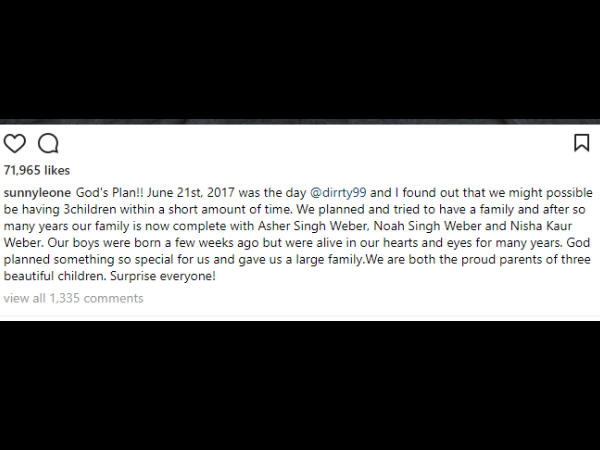 Sunny Leone and Daniel Weber