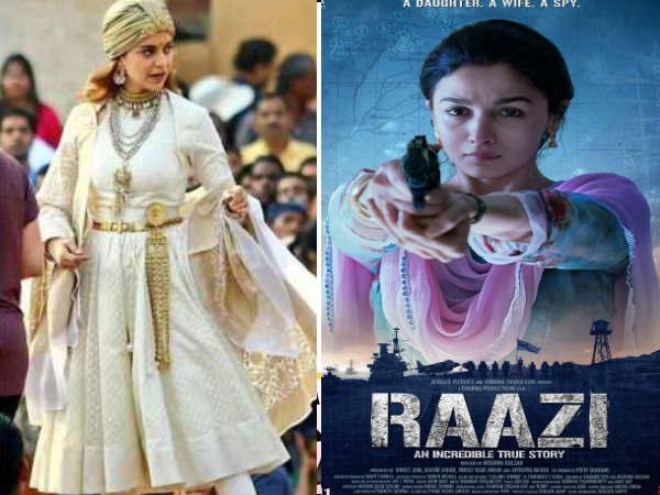 Alia bhatt, kangna ranaut, raazi, manikarnika, आलिया भट्ट, कंगना रनौत, राजी, मणिकर्णिका