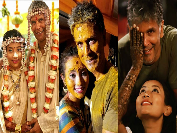 Milind Soman,Ankita Konwar
