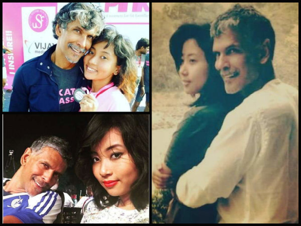 Milind Soman,Ankita Konwar