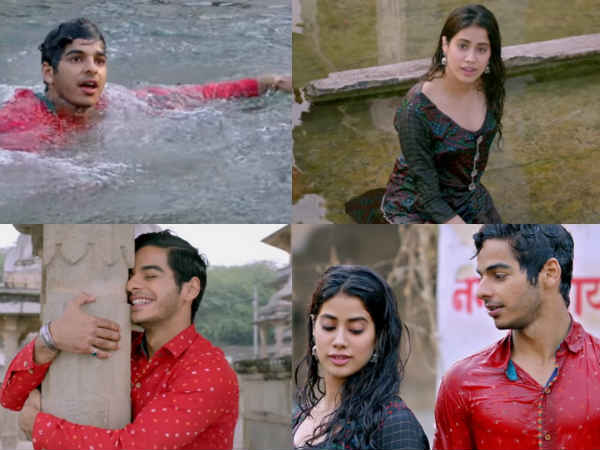 ishan-khatter-jahnvi-kapoor-s-drenched-romance-on-sairat-s-yad-lagla-remake-pehli-baar ishan-khatter-jahnvi-kapoor-s-drenched-romance-on-sairat-s-yad-lagla-remake-pehli-baar