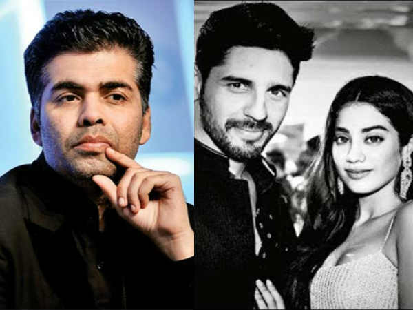 karan johar, sidharth malhotra, jhanvi kapoor, करण जौहर, सिद्धार्थ मल्होत्रा, जाह्नवी कपूर