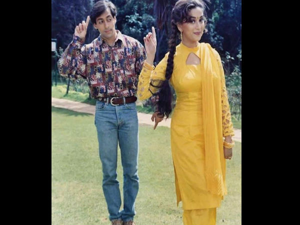 माधुरी दीक्षित ने ट्वीट की अपनी और सलमान खान की एक अनोखी तस्वीर, जो किसी ने नहीं देखी