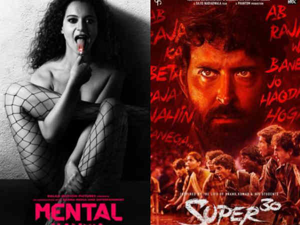 hrithik-roshan-s-super-30-to-clash-with-kangana-ranaut-rajkummar-rao-s-mental-hai-kya hrithik-roshan-s-super-30-to-clash-with-kangana-ranaut-rajkummar-rao-s-mental-hai-kya