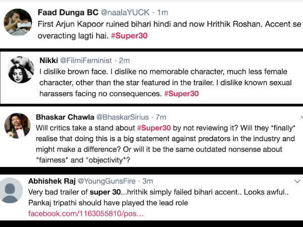 super-30-trailer-review-audiences-fail-hrithik-roshan-as-the-bihari-maths-teacher super-30-trailer-review-audiences-fail-hrithik-roshan-as-the-bihari-maths-teacher