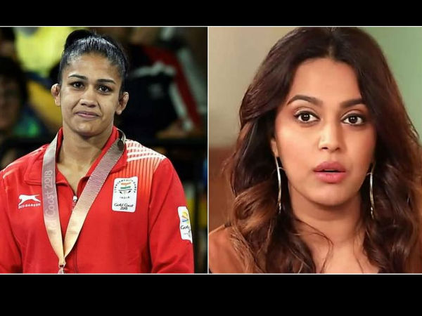 Babita phogat, swara bhaskar Babita phogat, swara bhaskar