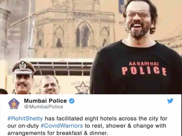 rohit-shetty-facilitates-eight-hotels-for-mumbai-police-with-free-food-and-necessities