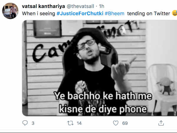 chota-bheem-reaches-on-top-twitter-trends-fans-demand-justice-for-chutki-hilarious-tweets