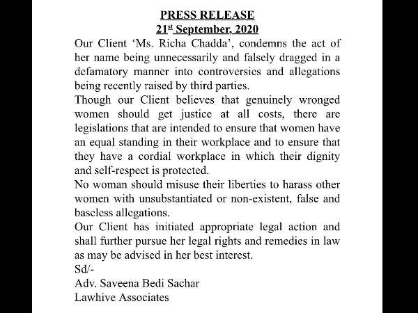 Richa Chadha Richa Chadha