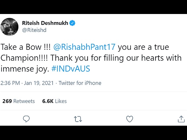 रितेश देशमुख