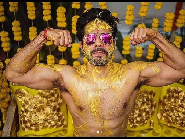 वरुण धवन की हल्दी