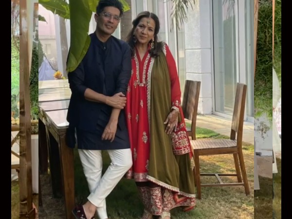 वरुण धवन की मां शादी मं ऐसे नजर आईं वरुण धवन की मां शादी मं ऐसे नजर आईं