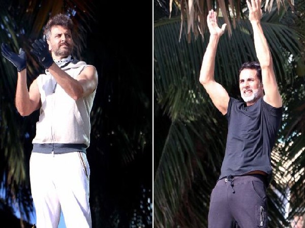 अक्षय कुमार और ऋतिक रोशन का अलग ही जोश अक्षय कुमार और ऋतिक रोशन का अलग ही जोश