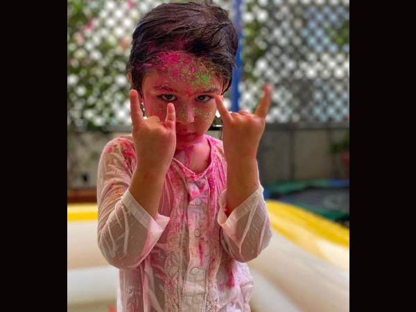 तैमूर की स्वैग वाली होली