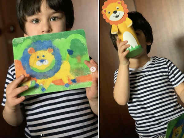 तैमूर अली खान की पेटिंग