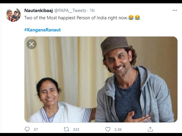 ममता बनर्जी और ऋतिक खुश हुए ! ममता बनर्जी और ऋतिक खुश हुए !