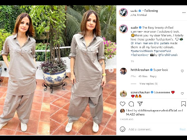 सुजैन खान का पठानी लुक