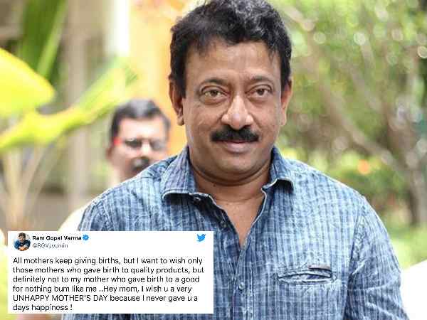 ramgopal-verma-wishes-his-mother-unhappy-mother-s-day-for-being-a-useless-son ramgopal-verma-wishes-his-mother-unhappy-mother-s-day-for-being-a-useless-son